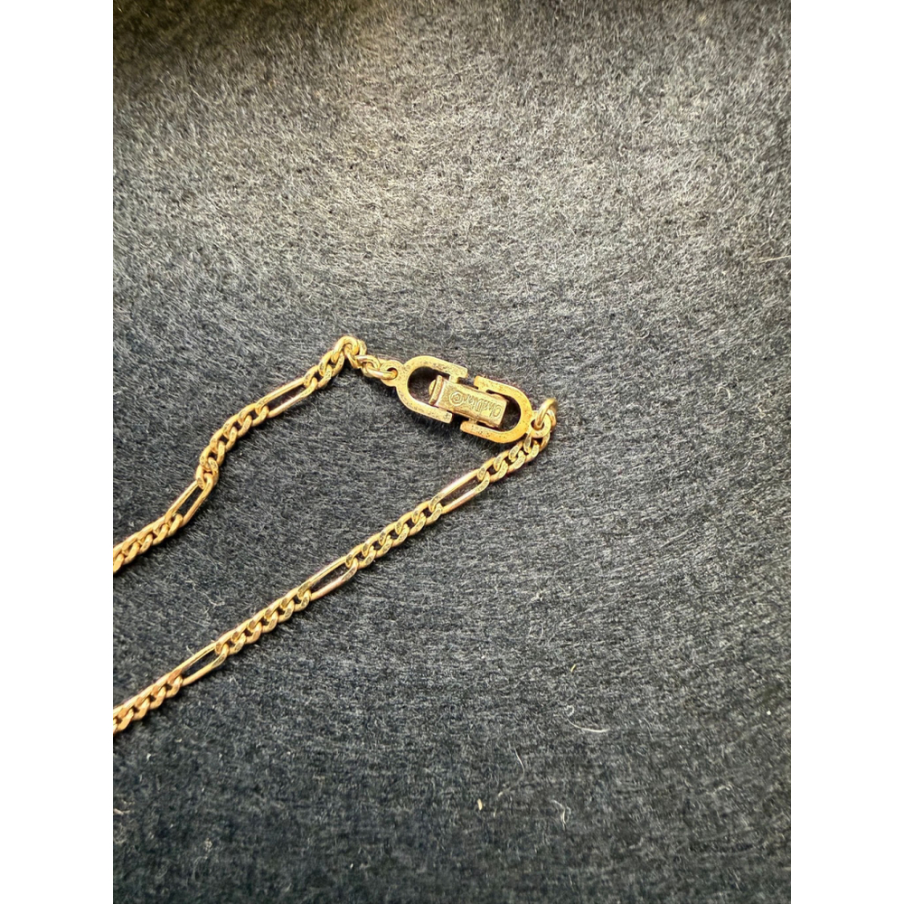 Christian Dior Black Enamel Dog Tag Necklace 1990s - Picture 7 of 16